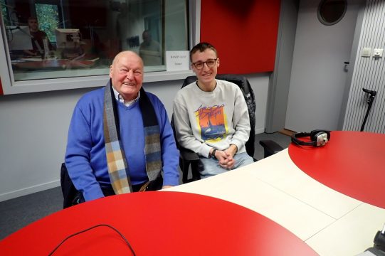 Werner Pirard und Timm Godesar im BRF-Studio (Bild: Marc Depineux/BRF)