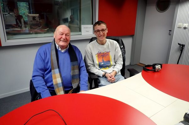 Werner Pirard und Timm Godesar im BRF-Studio (Bild: Marc Depineux/BRF)