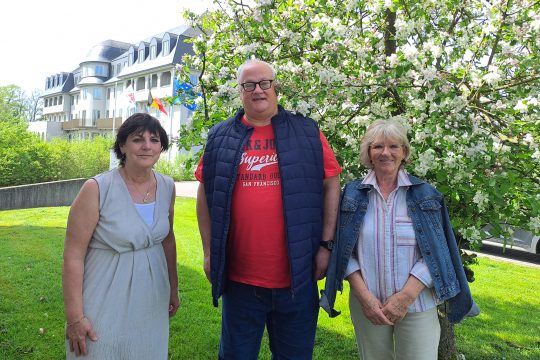 Corinna Lennertz, Jacky Aussems und Greta Hartmann