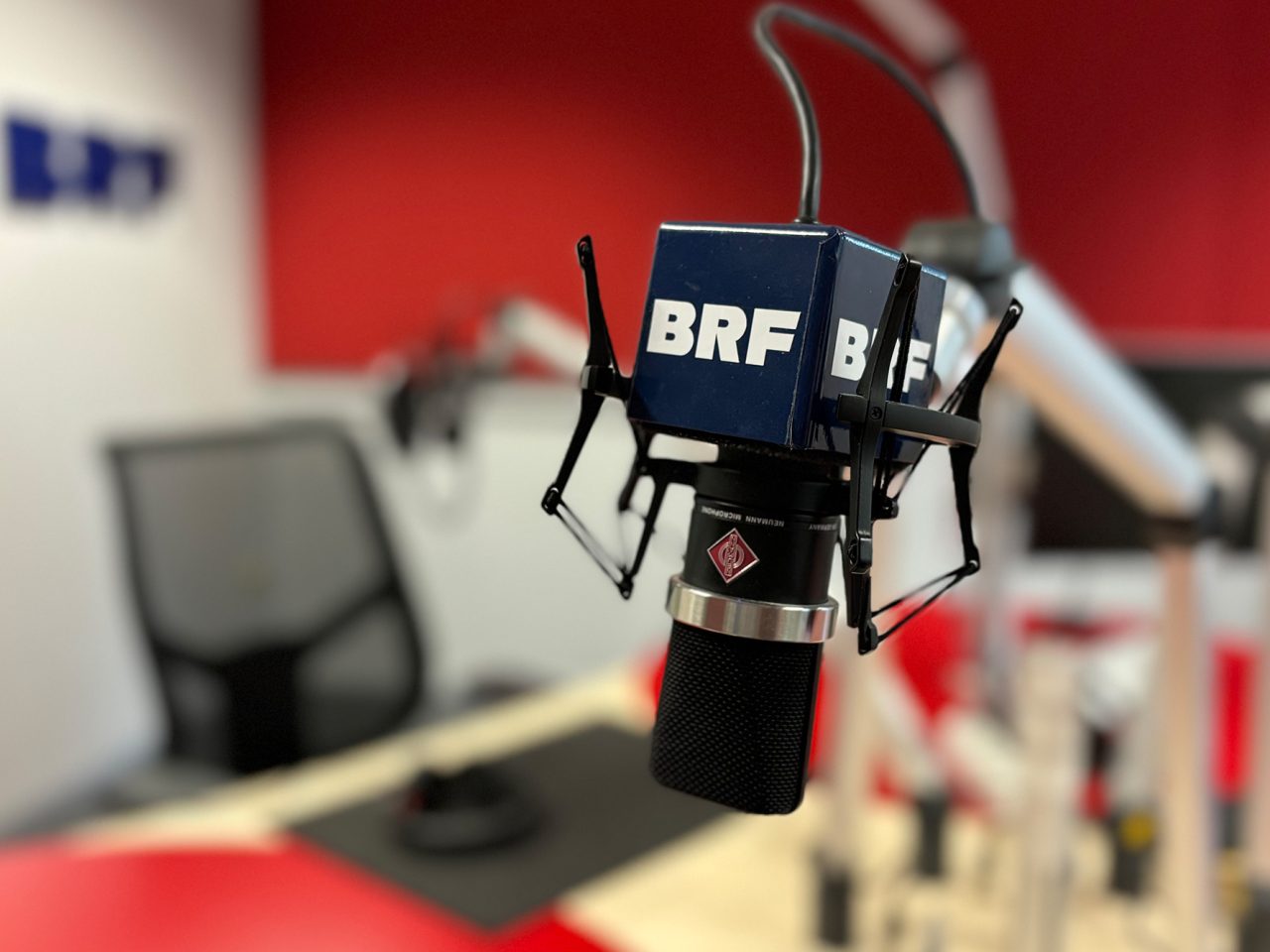 Mikrofon im BRF-Studio