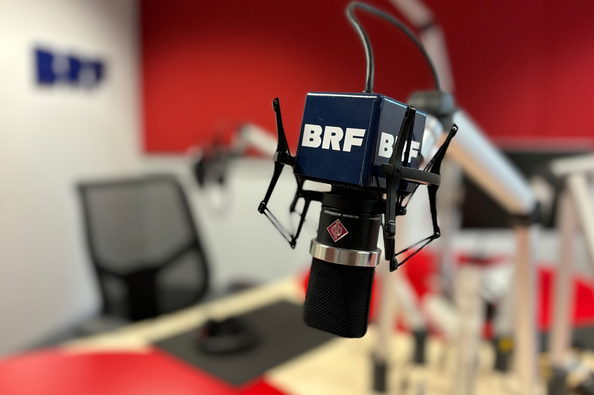 Mikrofon im BRF-Studio
