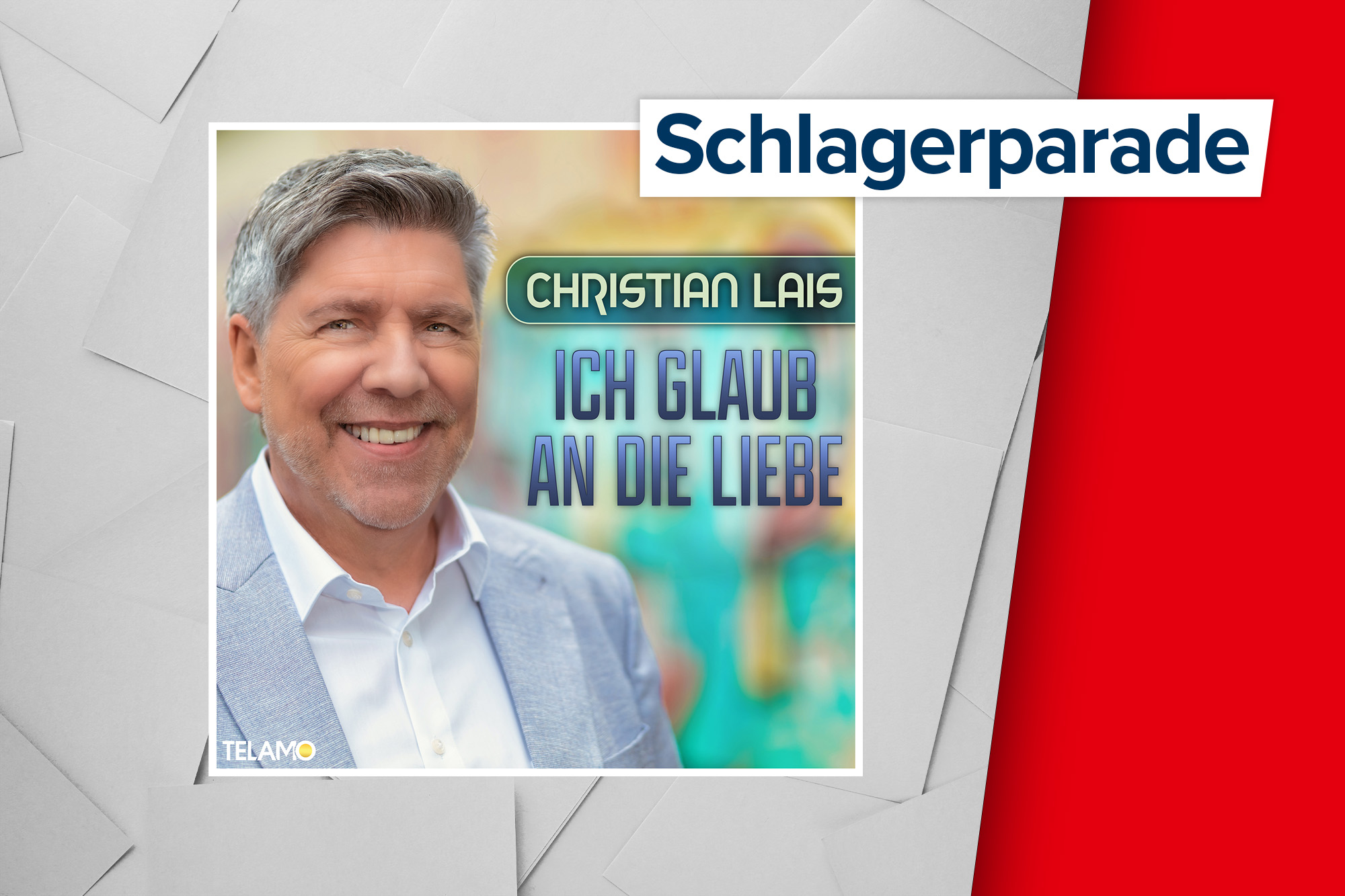 CD-Cover von "Ich glaube an die Liebe" von Christian Lais