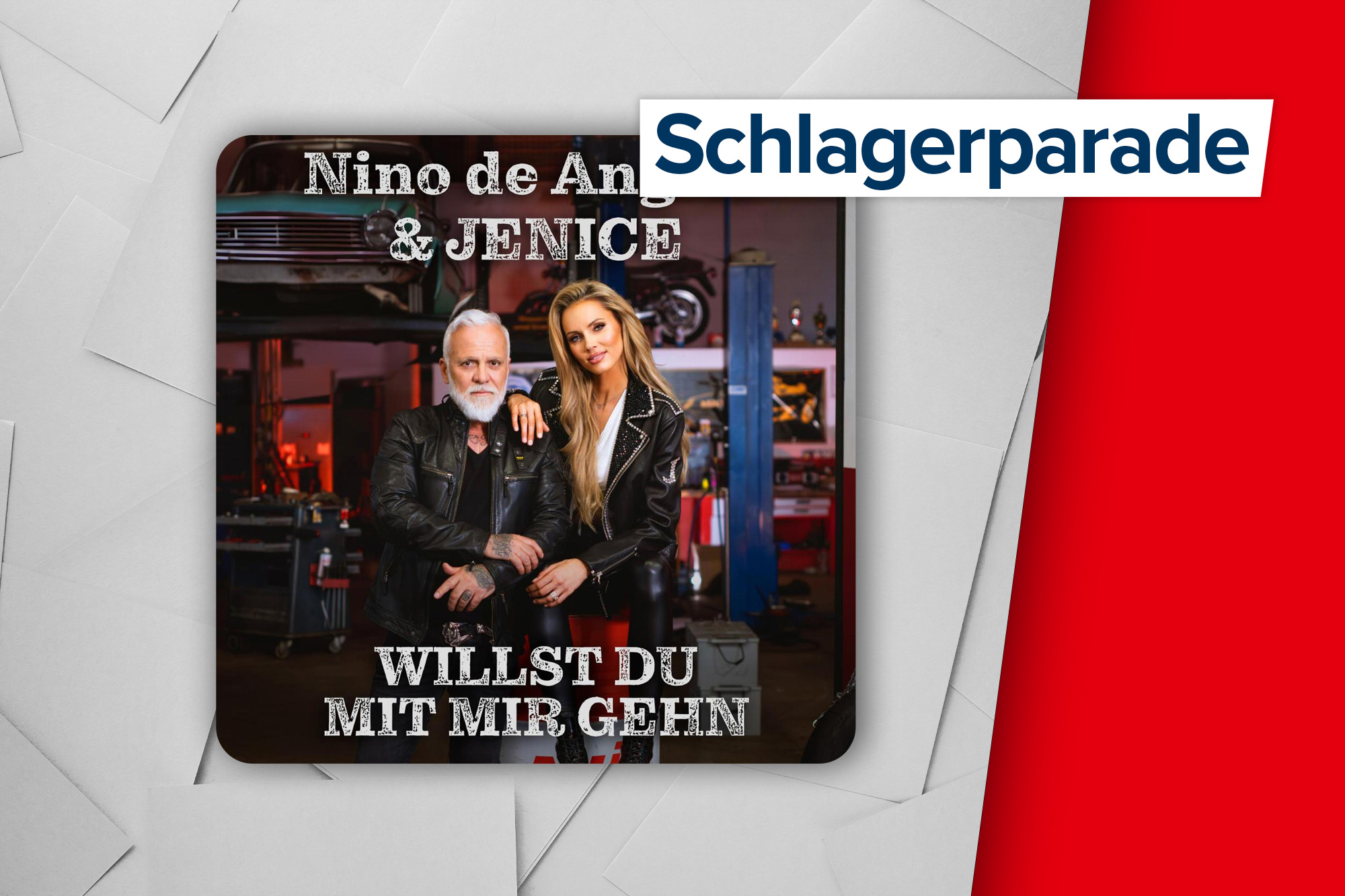 CD-Cover zum Album "Willst du mit mir gehen" von Nino de Angelo & Jenice