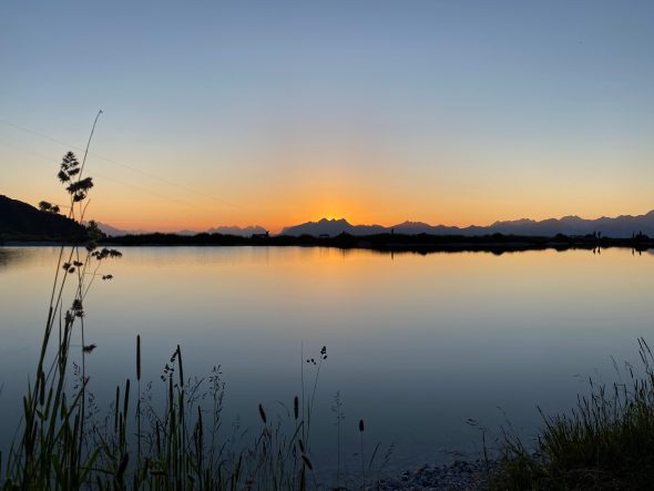 Sonnenuntergang Zirbensee ©hall-wattens.at