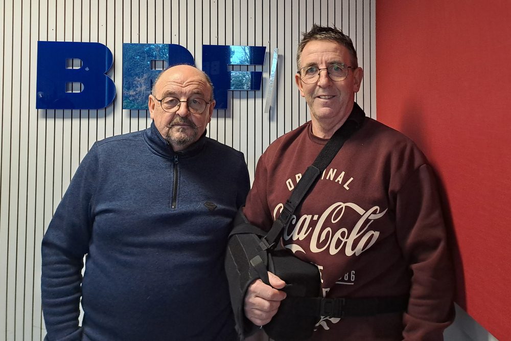 Marc und Bruno Krickel im BRF-Studio