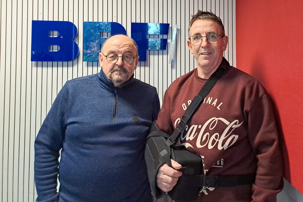 Marc und Bruno Krickel im BRF-Studio