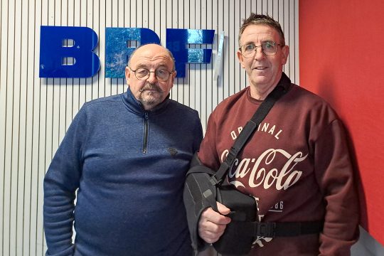 Marc und Bruno Krickel im BRF-Studio