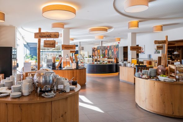 Das Buffet im Alpenhotel Kaiserfels