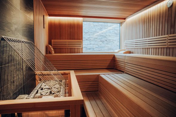 Die Sauna im Alpenhotel Kaiserfels