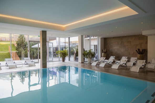 Das Schwimmbad im Alpenhotel Kaiserfels